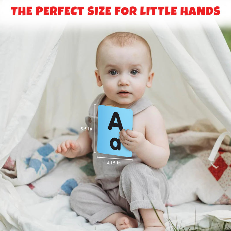 Little Berry Big Flash Cards for Kids (Set of 2): Alphabets and Numbers - 64 Cards