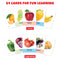 Little Berry Big Flash Cards for Kids (Set of 2): Fruits and Vegetables - 64 Cards