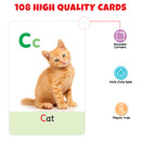Little Berry First Flash Cards for Kids (Set of 3): ABC, Numbers, Hindi Varnmala - 108 Cards