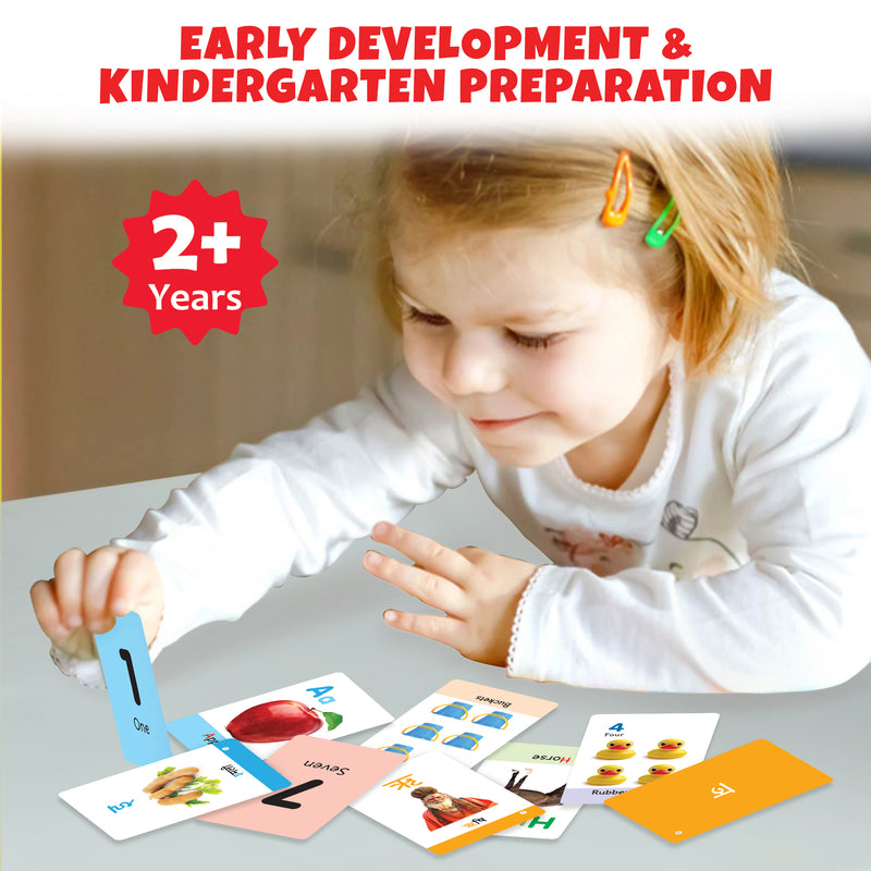Little Berry First Flash Cards for Kids (Set of 3): ABC, Numbers, Hindi Varnmala - 108 Cards