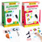 Little Berry Flash Cards Set for Kids: Alphabet & Number (64 Write & Wipe Cards with Marker)
