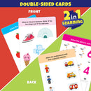 Little Berry Flash Cards Set for Kids: Activity & Maths (64 Write & Wipe Cards with Marker)