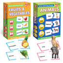 Little Berry Fruits, Vegetables and Animals Early Learning Puzzles for Kids - Educational Toy