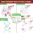 Little Berry Fruits, Vegetables and Animals Early Learning Puzzles for Kids - Educational Toy