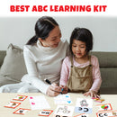 Little Berry Alphabet Learning Puzzle (52 Pcs) & Flash Cards for Kids (32 Write & Wipe Cards)