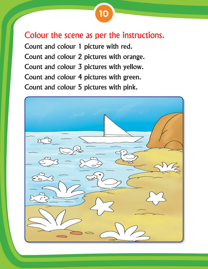 Kid's 2nd Activity Book - Maths : Interactive & Activity Children Book By Dreamland Publications 9788184513745