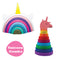 Combo Pack Of 2 - Magical Unicorn Rainbow Stacker and Ring