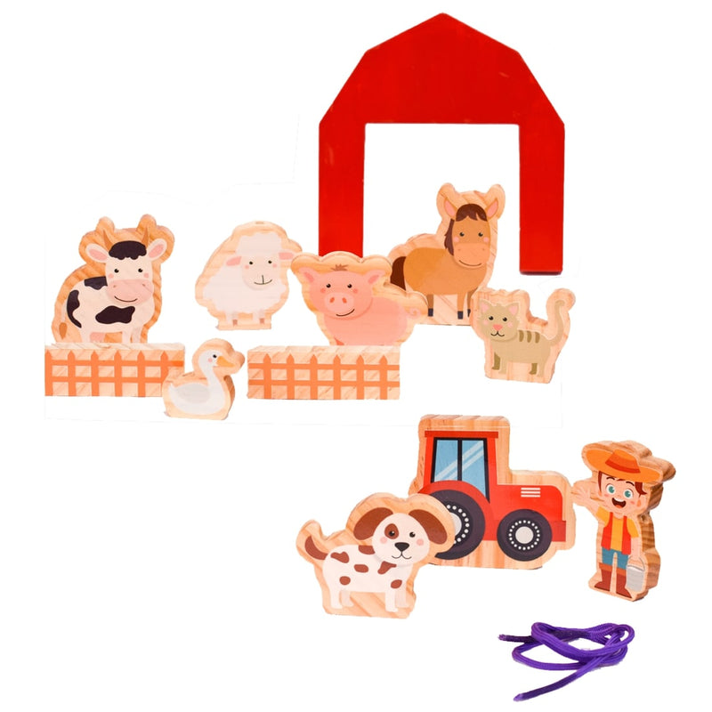 3 in 1 Open Ended Free Play Toys - Farm Life
