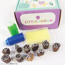 Handmade Block Print Wooden Stamps - The Lil Boys Stamping kit