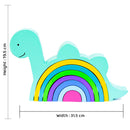 Dinosaur Rainbow Stacker With 8 Pieces