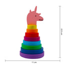 Magical Unicorn Rainbow Ring Stacker