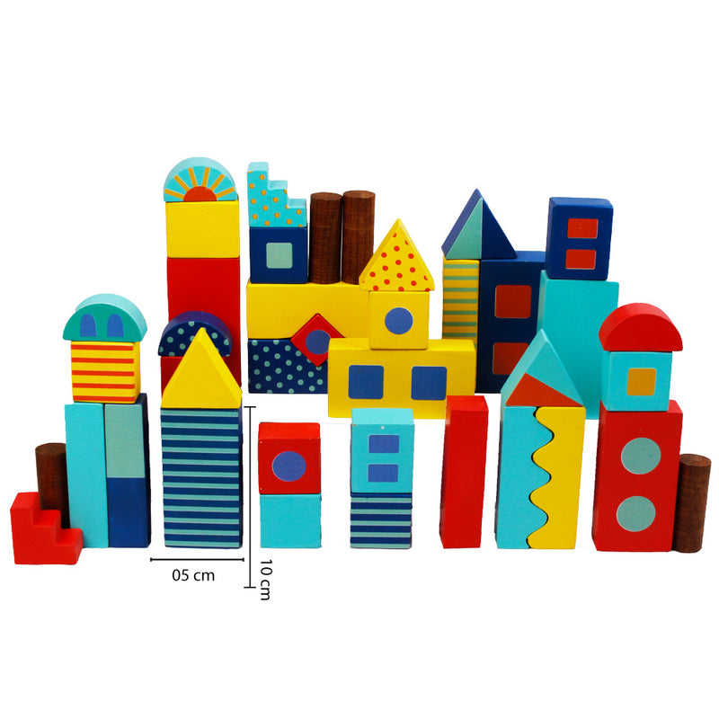 Around Town Building Blocks - Big Size 40 pcs