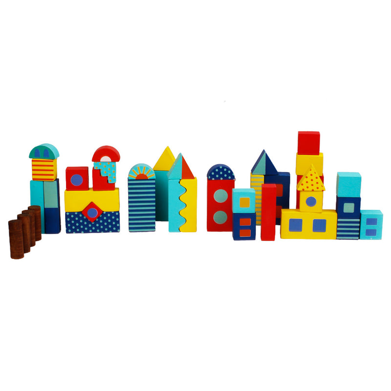 Around Town Building Blocks - Big Size 40 pcs