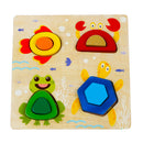 Sea Animals - Shape Sorter And Puzzle