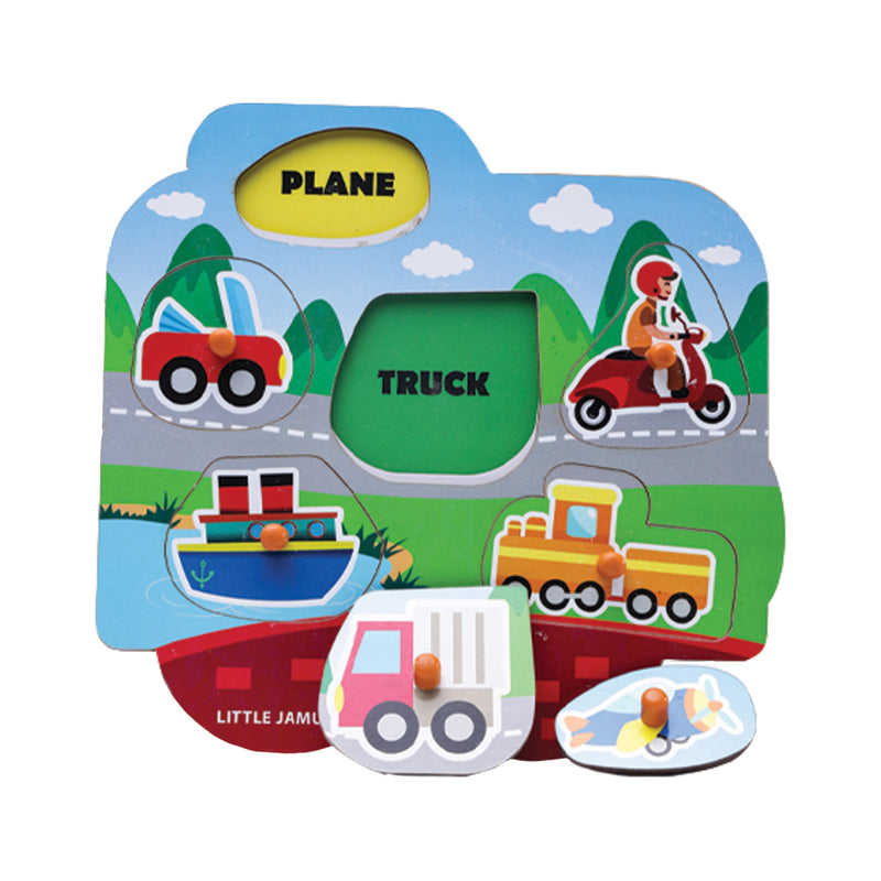 Modes of Transport Peg Puzzle