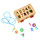 Little Jamun School Bus Shape Sorter & Pull Along Toy