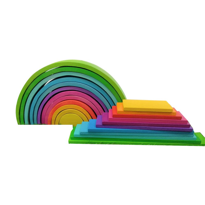 Little Jamun Rainbow & Planks- Set Of 12