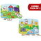 Little Jamun Combo Pack Of 2 - Farm Life & Wild Animals Peg Puzzles