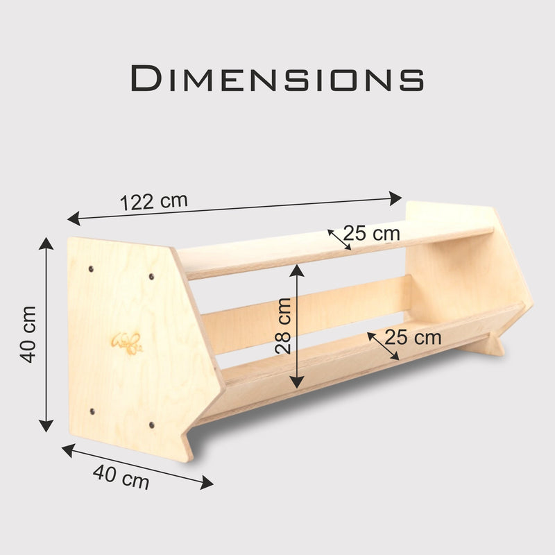 Montessori Low Shelf / Toy shelf