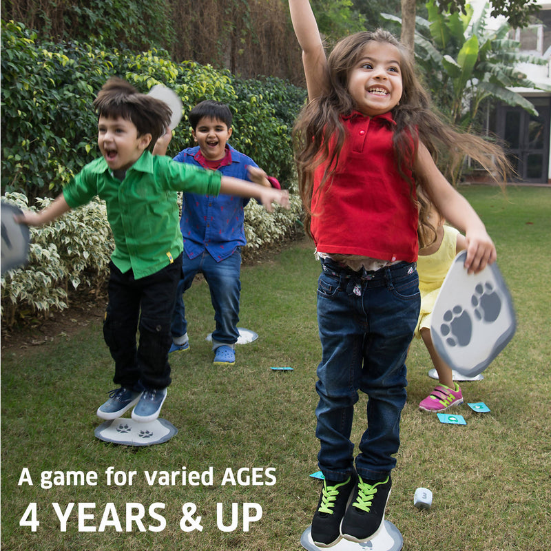Chalk and Chuckles Stepping Stones, Active Movement Math Game