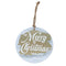 MERRY CHRISTMAS 2022 PERSONALISED ORNAMENT - CLEAR ACRYLIC  (Personalization Available )