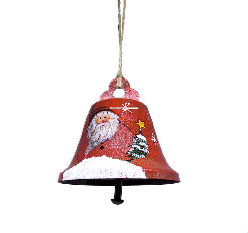 METAL BELL BAUBLE ORNAMENT (Personalization Available )