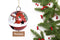 METAL ROUND BELL BAUBLE ORNAMENT (Personalization Available )