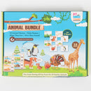 Animal Bundle - All about 18 animal homes, baby names, what they eat and how they sound