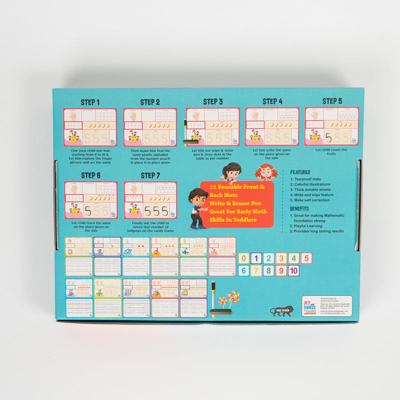 Number Counting 0-10 Bundle - Say, Read , Trace, Count, Number Names all in one