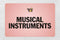 Musical Instruments Flash cards