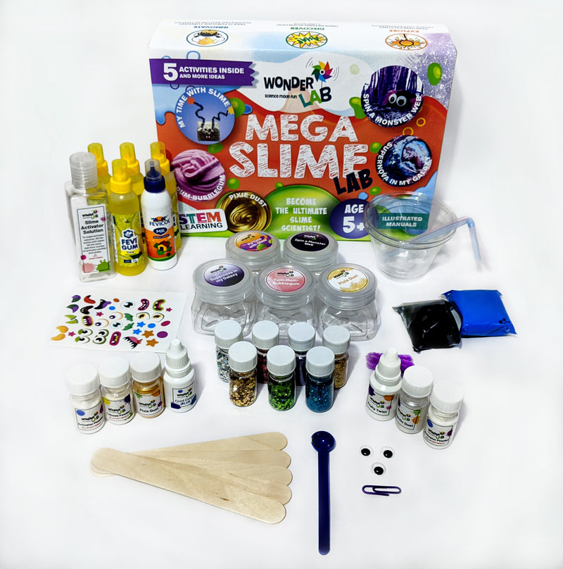 Coffret mega slime gluant 