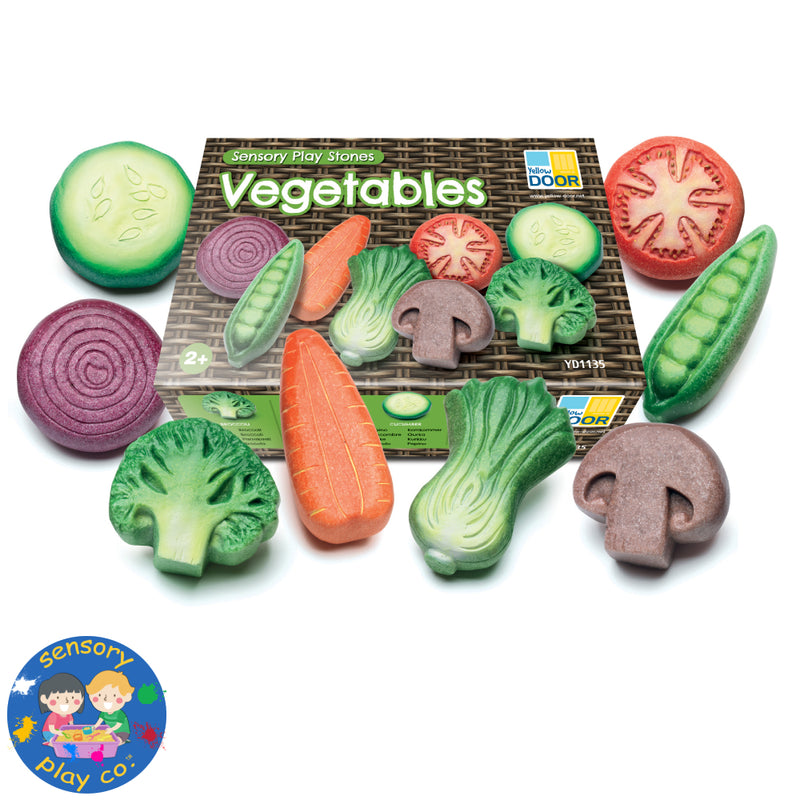 Sensory Stones - Vegetables (Set of 8)