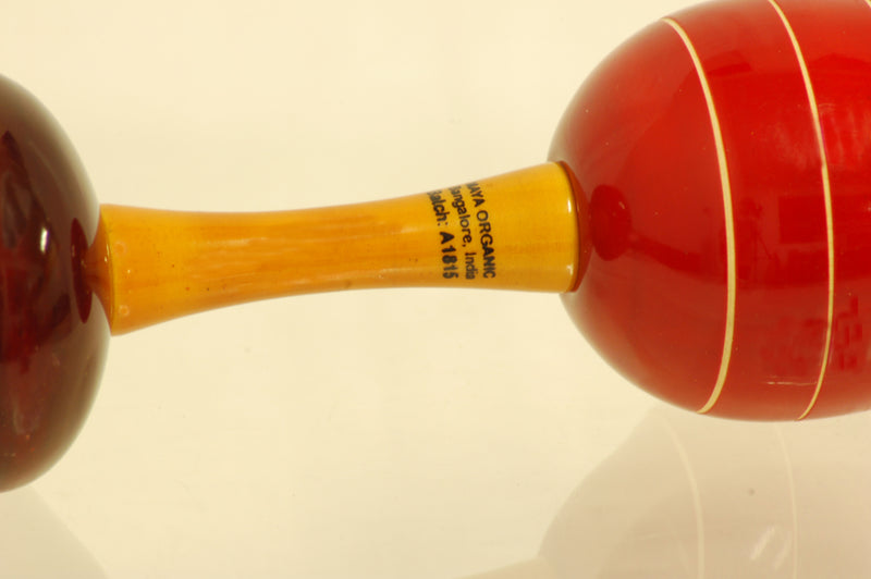 Maraca Rattle Red