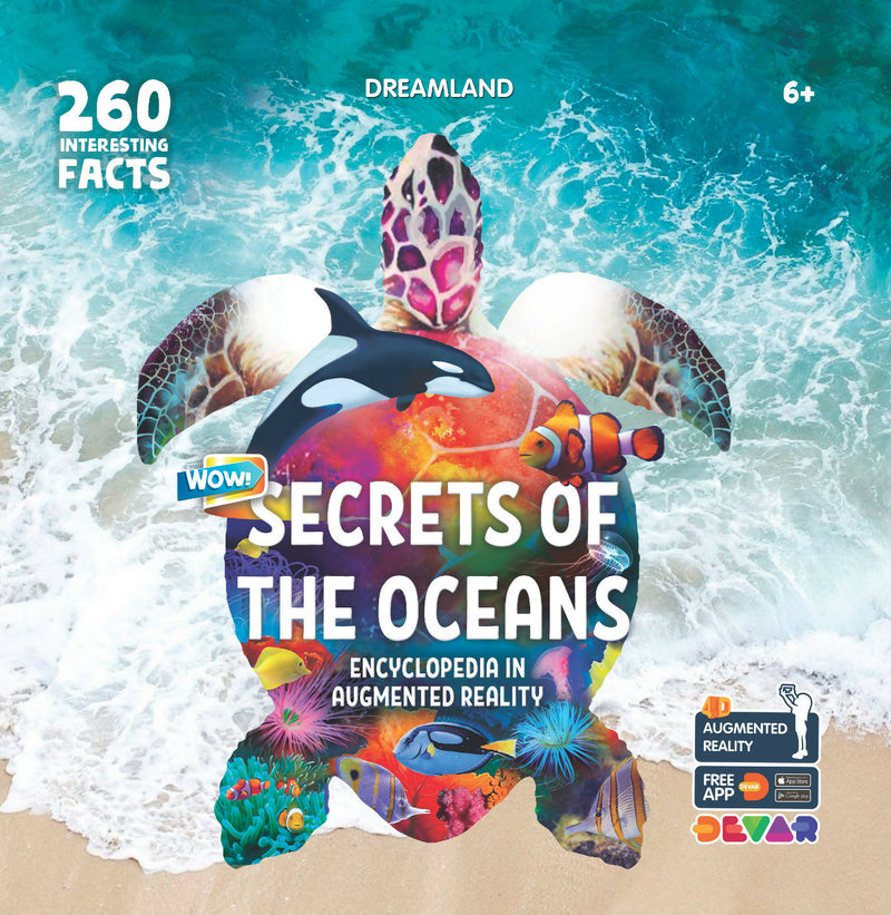 Secrets of the Oceans- Wow Encyclopedia in Augmented Reality : Reference Educational Wall Chart By Dreamland Publications 9789388371780