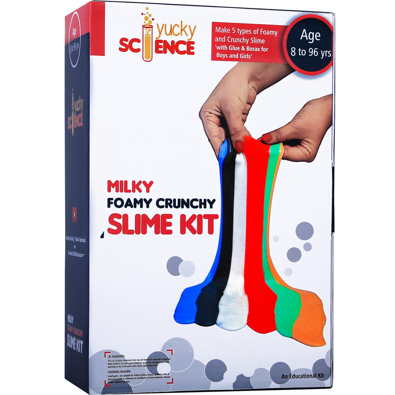 Milky Foamy Crunchy Slime Kit. Make 5 types of slime