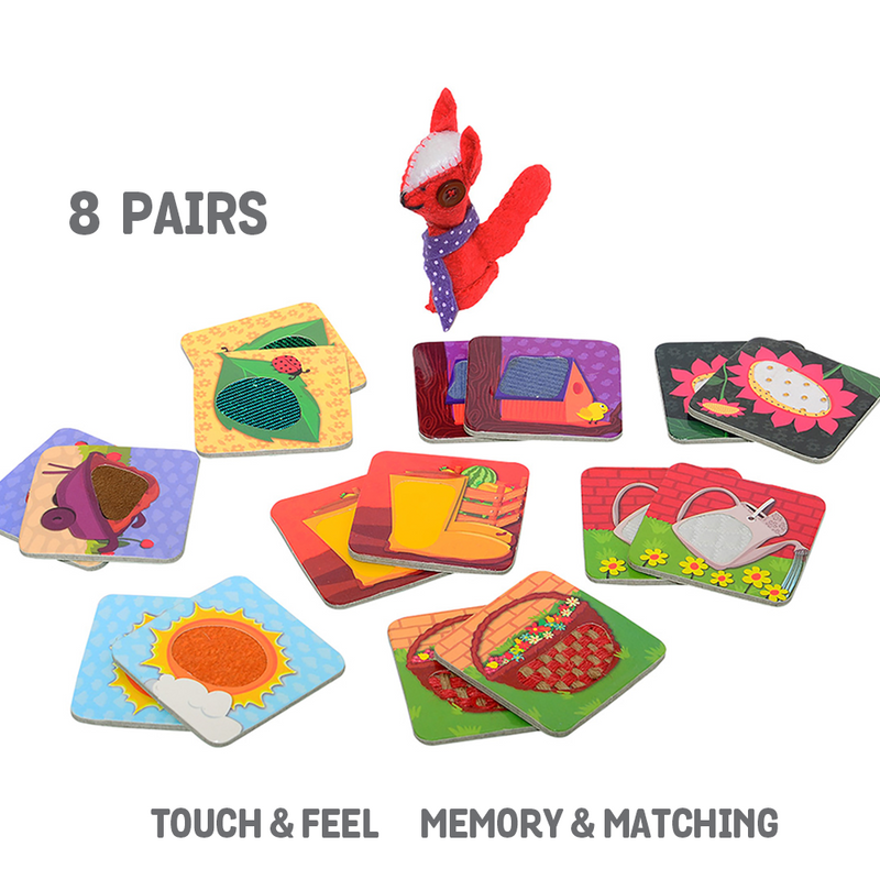 My Little Cabbage - Preschooler, Memory and Tactile Game with Finger Puppets