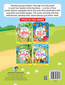 Explore the Farm Activity Book with Stickers and 3D Models : Interactive & Activity Children Book By Dreamland Publications
