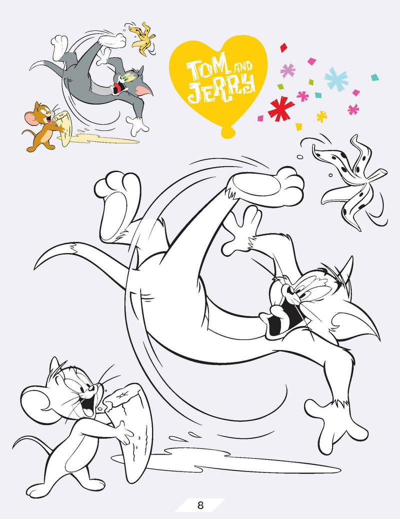 Tom and Jerry Copy Colouring Book : Drawing, Painting & Colouring Children Book by Dreamland Publications 9789394767959