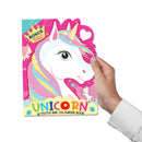 Unicorn Activity and Colouring Book- Die Cut Animal Shaped Book : Interactive & Activity Children Book by Dreamland Publications 9789394767577