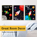 Outer Space prints for Kids Room | 6 Pieces