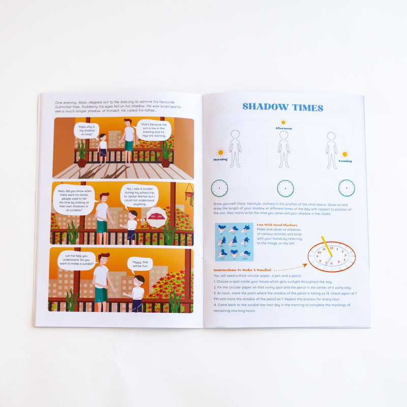 Time Story - An Interactive Comic and Activity Book to Teach Kids the Value of Time