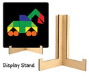 Fun Magnetic Shapes (Senior) : Type 1 with 44 Magnetic Shapes, 200 Pattern Book, Magnetic Board and Display Stand