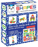 Fun Magnetic Shapes (Senior) : Type 2 with 58 Magnetic Shapes, 200 Pattern Book, Magnetic Board and Display Stand