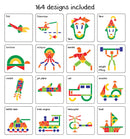 Fun Magnetic Shapes (Senior) : Type 2 with 58 Magnetic Shapes, 200 Pattern Book, Magnetic Board and Display Stand