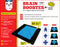 Brain Booster Type 1 - 56 puzzles designed to boost intelligence - with Magnetic shapes, Magnetic Board, Puzzle Book and Solution Book