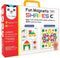 Fun Magnetic Shapes (junior) : Type 1 with 44 Magnetic Shapes, 200 Pattern Book, Magnetic Board and Display Stand