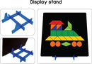 Fun Magnetic Shapes (junior) : Type 1 with 44 Magnetic Shapes, 200 Pattern Book, Magnetic Board and Display Stand
