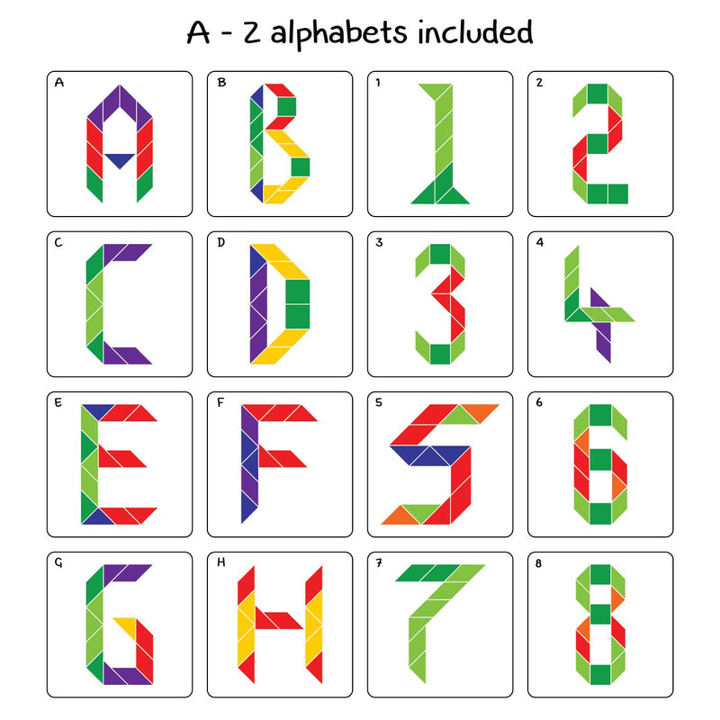 Fun Magnetic Shapes (junior) : Type 1 with 44 Magnetic Shapes, 200 Pattern Book, Magnetic Board and Display Stand