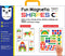 Fun Magnetic Shapes (junior) : Type 2 with 58 Magnetic Shapes, 200 Pattern Book, Magnetic Board and Display Stand