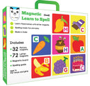 Magnetic Learn to Spell : Food with 32 Picture Magnets, 72 Letter Magnets, Magnetic Board and Spelling Guide